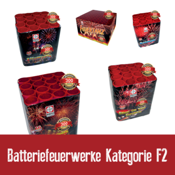 Batteriefeuerwerke Kategorie F2